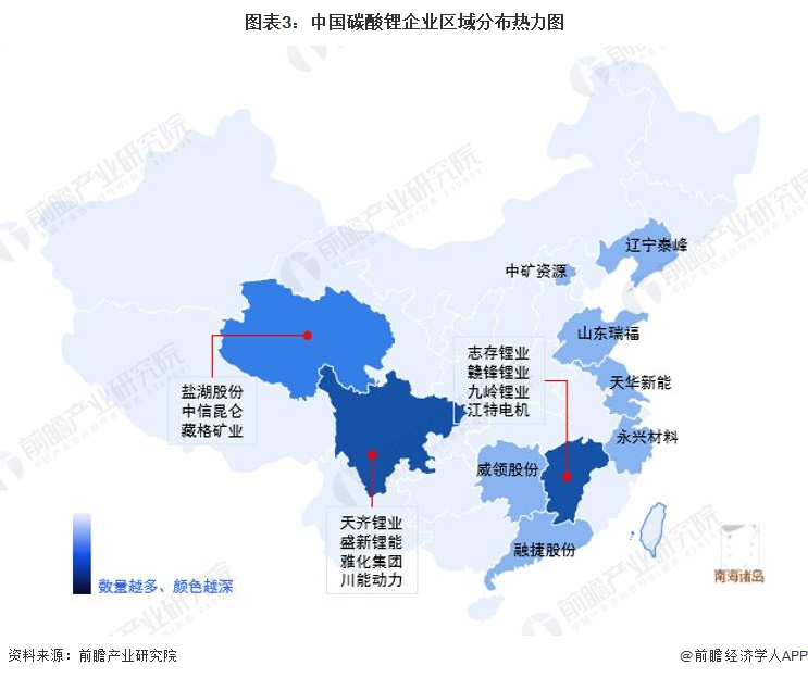 中国碳酸锂行业竞争格局：企业派系及市场现状分析